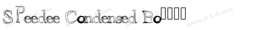 Speedee Condensed Bo字体转换